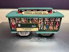 Cable Car/Trolley 514 Powell  Mason St San Fran Made in Japan Tin Toy Vintage