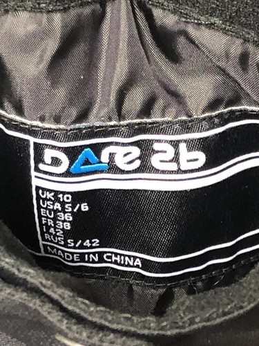 Dare2B Women's Figure II Skin Snwo Pant With Suspenders Black Size Small/6 - Picture 3 of 3