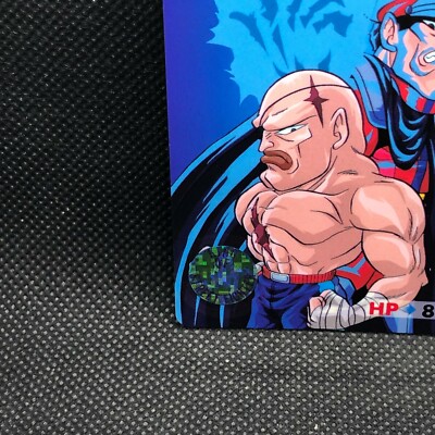 Vega sagat Super Street Fighter Ⅱ Capcom Bandai Card 1994 Rare