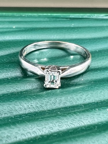 Diamant Princess Cut Ring 1/4 Kt - Bild 2 von 7