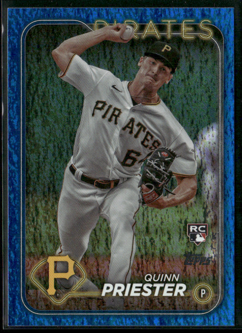 2024 Topps #93 Quinn Priester Blue Holofoil #/999