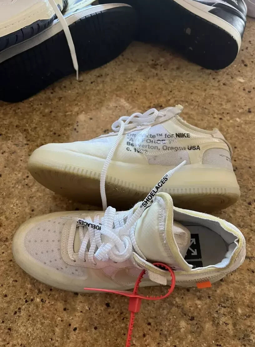 OFF WHITE X NIKE Taglia 8 Nike Off White x Air Force 1 Low The Ten con ricevuta