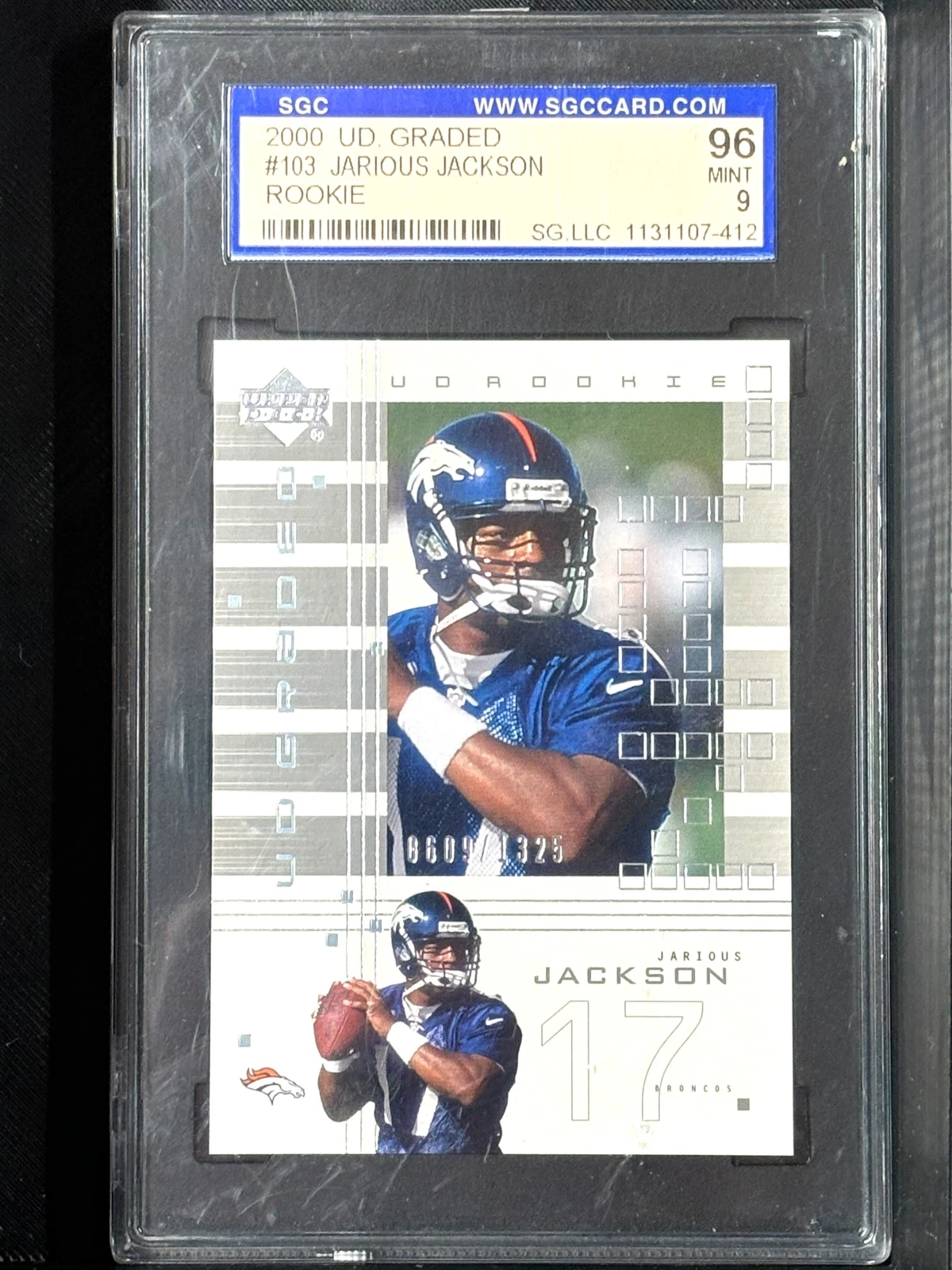 Jarious Jackson Upper Deck Graded #103 Base