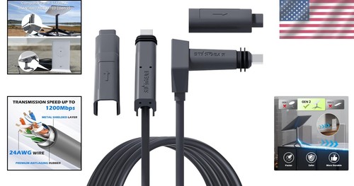 Wszechstronny kabel wymienny do Starlink Prostokątny Satellite V2 - Plug & Play - Zdjęcie 2 z 9