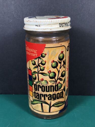 RARE Vintage Spice Jar | Galloping Gourmet | Graham Kerr | Tarragon | Empty - Picture 1 of 10