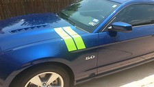 2015 2016 17 18 Mustang FAT Fender & hood Hash Mark Stripe Stripes PAIR GT350 GT