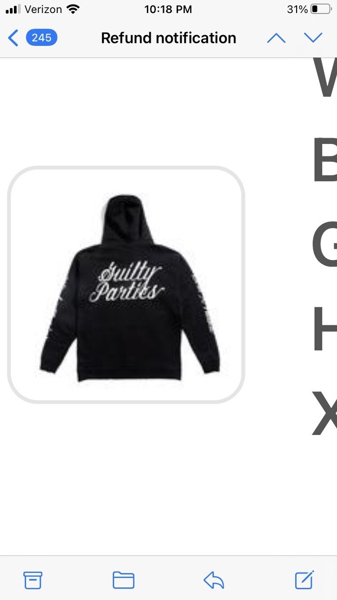 Born x Raised Wacko Maria Guilty Parties Hoodie XL New | eBay Born x Raised Wacko Maria Guilty Parties Hoodie XL New | eBay