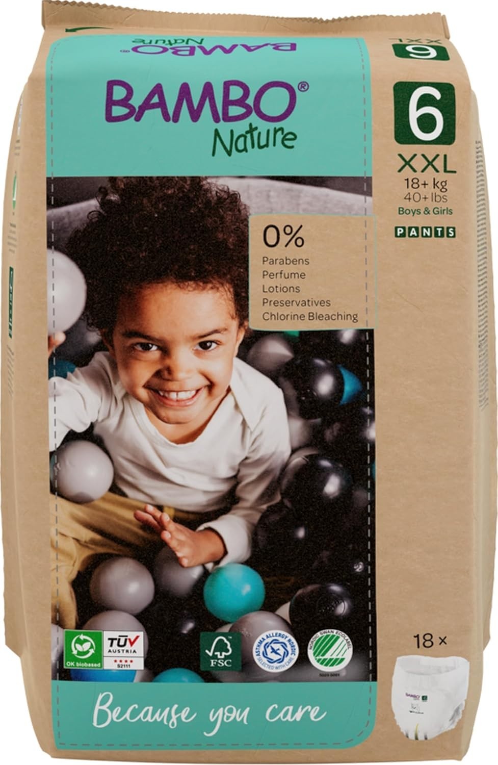 Bambo Nature Training Pants - XXL - Size 6 - Pack of 18 - Image 2