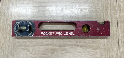 Vintage Flange Wizard Tools Pocket Pro Level USA Early Model 9''