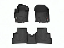 WeatherTech FloorLiner for 2014-2015 Mitsubishi Mirage - 1st & 2nd Row, Black