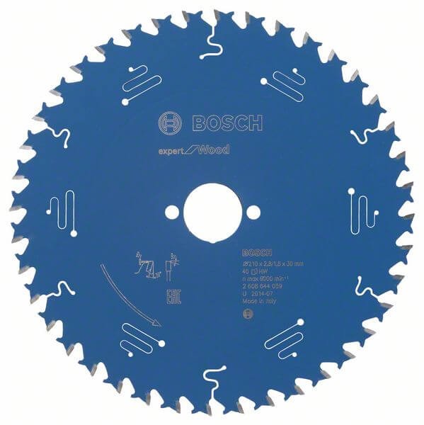 Bosch KreissäGeblatt Expert For Wood, 210 X 30 X 2,8 Mm, 40 2608644059-image