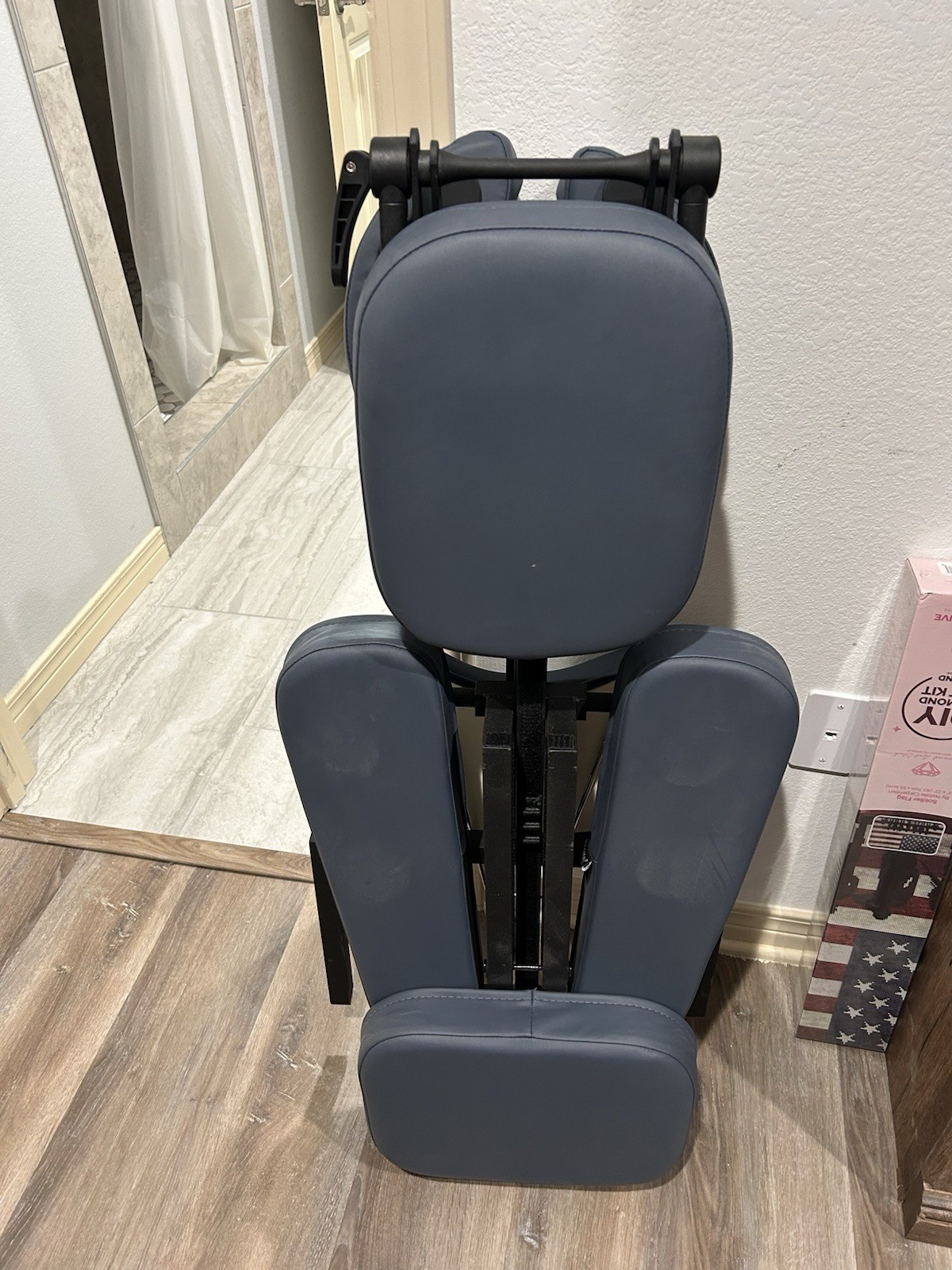 Master Massage PROFESSIONAL� Massage Chair Package with Wheeled Case, Royal Blue