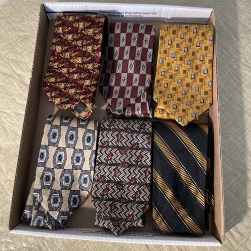 ROBERT TALBOTT Lot Of 6 Men’s Designer Ties