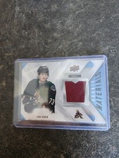 2021-22 Upper Deck Series 2 Rookie Materials Jan Jenik Card# RM-JJ. rookie card picture