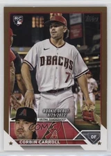 2023 Topps Update Rookie Debut Gold /2023 Corbin Carroll #US244 Rookie RC