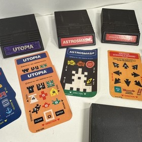 Intellivision Video Game Lot Of 7 Utopia AD&D Astrosmash Sub Star Strike Space