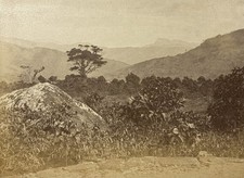Asie, Ceylan, Sri Lanka, Vue de Wari Rata, Panorama, Tirage original, 1860
