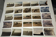 Vtg 1970s Aviation Airplane Photo Lot 25 Small Airport Private Planes Jets