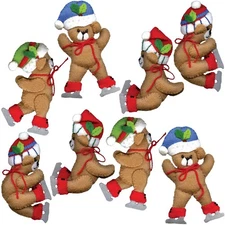 Design Works™ Skating Bears Felt & Sequin Kit