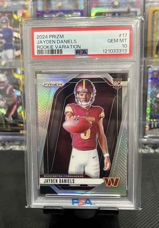 2024 Panini Prizm - Jayden Daniels Variation Silver Prizm (RC) PSA 10