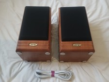 JPW ML-310i Bookshelf Speakers System, Made in England + QED Speaker Cable