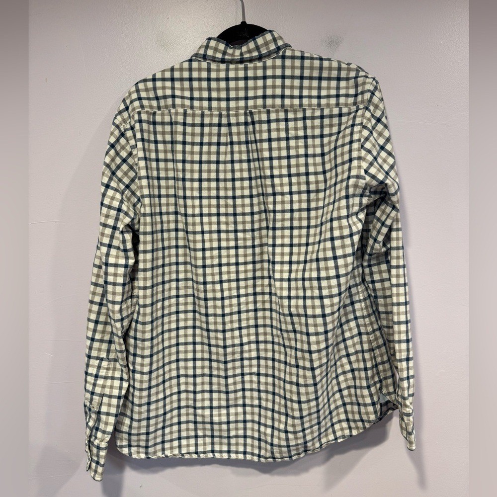 Bonobos blue and white patterned button down shir… - image 4