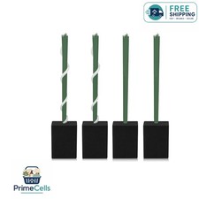 Reliable 4-Piece Base Plug Set for Baseball Field Maintenance - Green Design