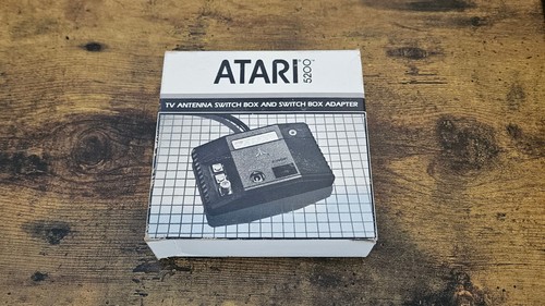 Atari 5200 OEM Antenna Switch Box And Switch Box Adapter