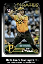 2024 Topps Series 1 Jared Triolo #281 Pittsburgh Pirates Rookie MLB Baseball
