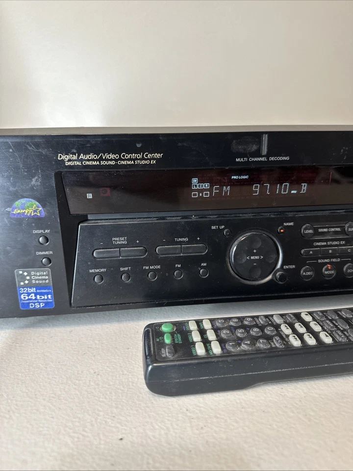 Sony STR-DE485 Audio Video Receiver Surround Sound W/ Remote Bundle Tested Works - Image 2 of 4