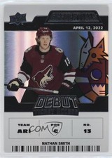 2022 Upper Deck Credentials Debut Ticket Access 494/999 Tier 1 Nathan Smith 0ft7