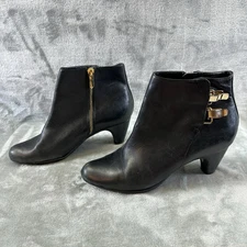 Sam Edelman Ankle Bootie Women’s 7.5 Black Leather “Marmont”