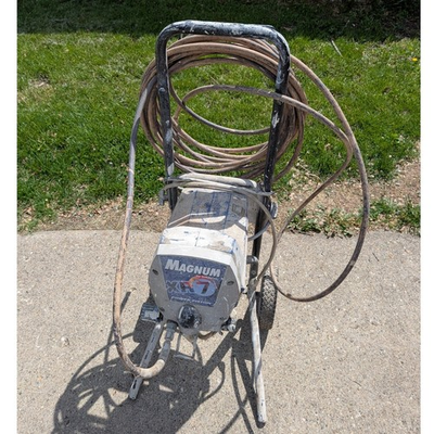 #ad Graco Magnum XR7 Airless Paint Sprayer Power Piston Wheeled Cart UNTESTED $170.96