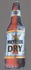 Vintage Michelob Dry Beer Bottle Metal Sign by Budweiser Anheuser Busch. 30”x8”