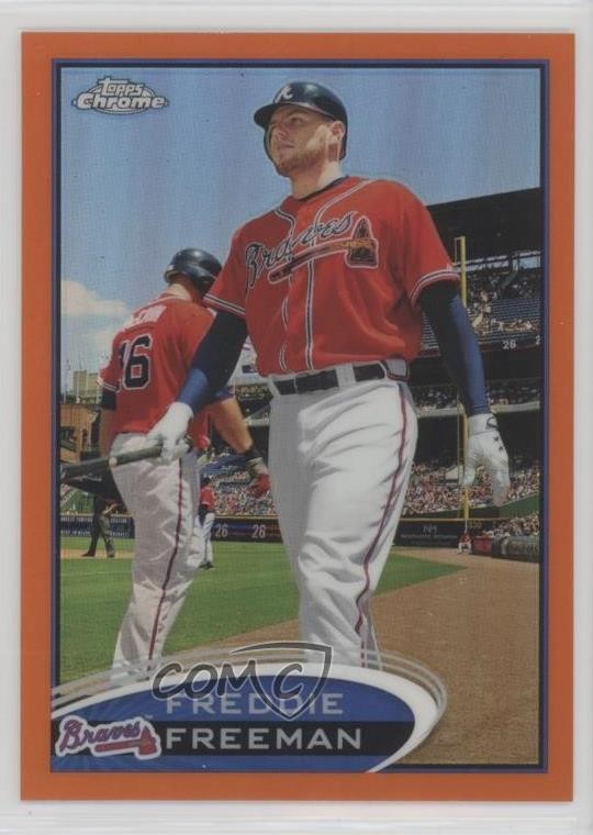 2012 Topps Chrome Retail Orange Refractor Freddie Freeman #19 uk2