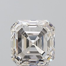 Cert. GIA 2.01 CT Asscher Cut Natural Mined Diamond Loose K color VS1 clarity 3178.66 per carat