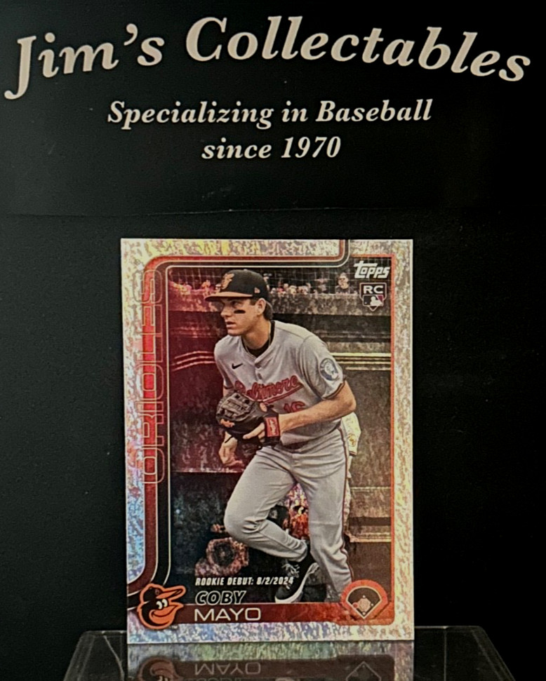 2025 Topps Update - Coby Mayo (RC)  Sandglitter Rookie Debut #US282 Orioles