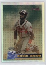 1996 Topps Chrome Refractor Marquis Grissom #117 6m1