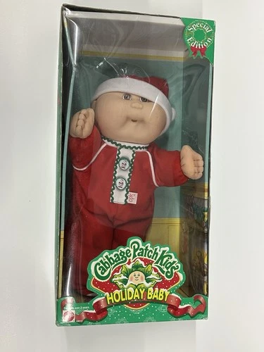 Vintage Cabbage Patch Kids Holiday Baby Special Edition Christmas Doll In Box