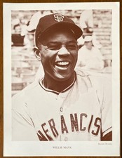 1962 M118 Baseball Monthly Premium Photo Willie Mays SF Giants