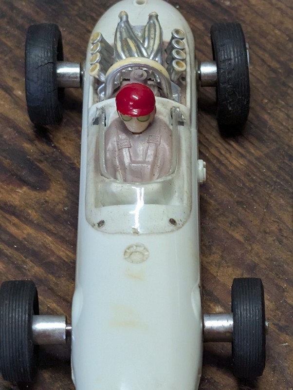 Vintage '60's Original Eldon Indy Lotus Ford  White Slotcar #99 Runner! 1/32