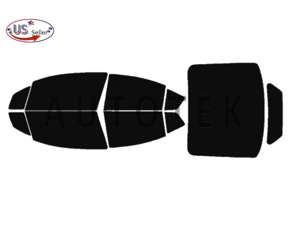 PreCut All Sides + Rear Window Film Any Tint Shade For Chevrolet Volt 2011-2015 - Image 2 of 4