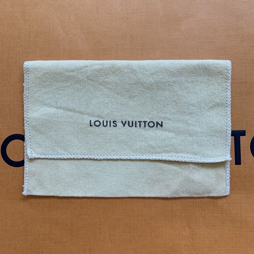 🔥AUTH LOUIS VUITTON Small Foldover Wallet Gift Dust Bag 5.5”x 3.5” ❤️
