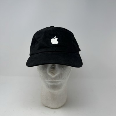 VTG Apple Employee Tech Computer Service Black Adjustable Hat Yupoong iPhone