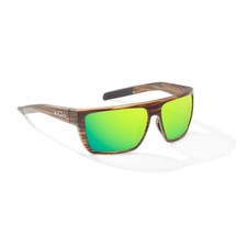 Bajio Zapata Brown Grass Matte Green Mirror Glass Lenses Mens Sunglasses