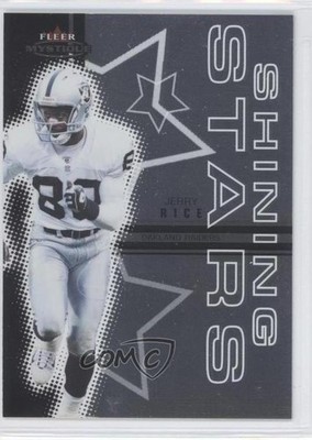 2003 Fleer Mystique Shining Stars 72/500 Jerry Rice #10SS HOF 0nr3