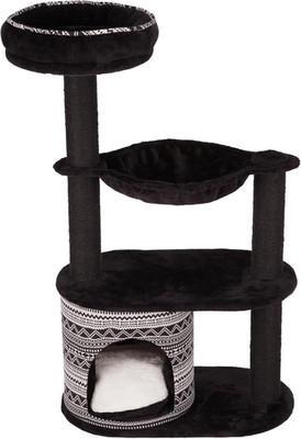 Giada Cat Tower Scratching Post, Condo with Removable Cushion, Hammock, Top Plat