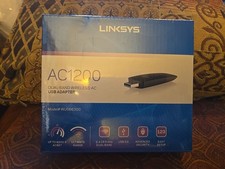 Linksys WUSB6300 Dual-Band AC1200 Wireless-AC USB 3.0 Adapter - New Sealed