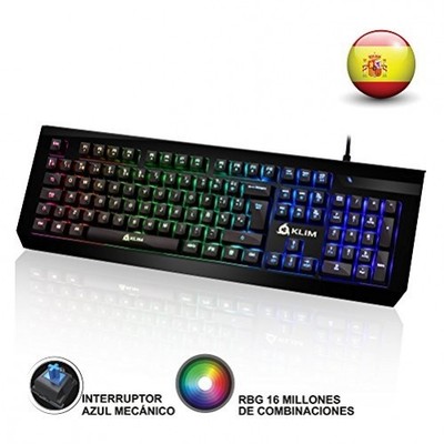 Klim Domination Mechanical RGB Gaming Keyboard Wired (ESP Layout - QWERTY)