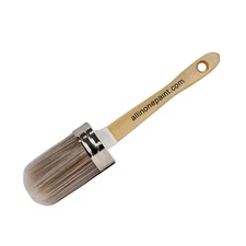 Heirloom Traditions Syntec Fiber Medium Oval, Tapered Paint Brush for All-in-...